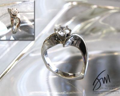 Christian Diamond Engagement Ring